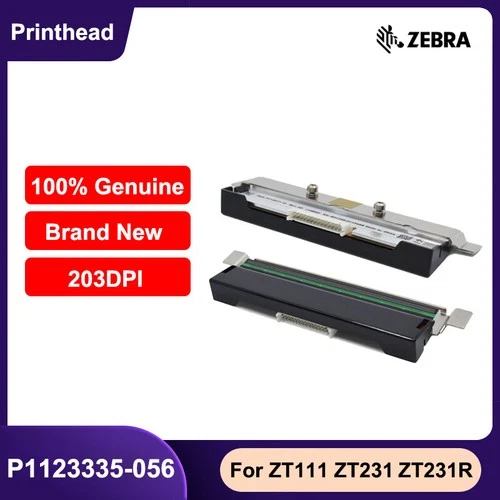 Zebra Genuine P1123335-056 203dpi Printhead For ZEBRA ZT111 ZT231 PRINTHEAD