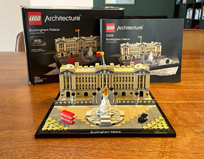 LEGO Architecture Buckingham Palace 21029 Set 780 12+ Anleitung & Box