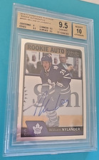 2016-17 William Nylander OPC O-PEE-CHEE Platinum Rookie Auto RC BGS 9.5/10 GEM