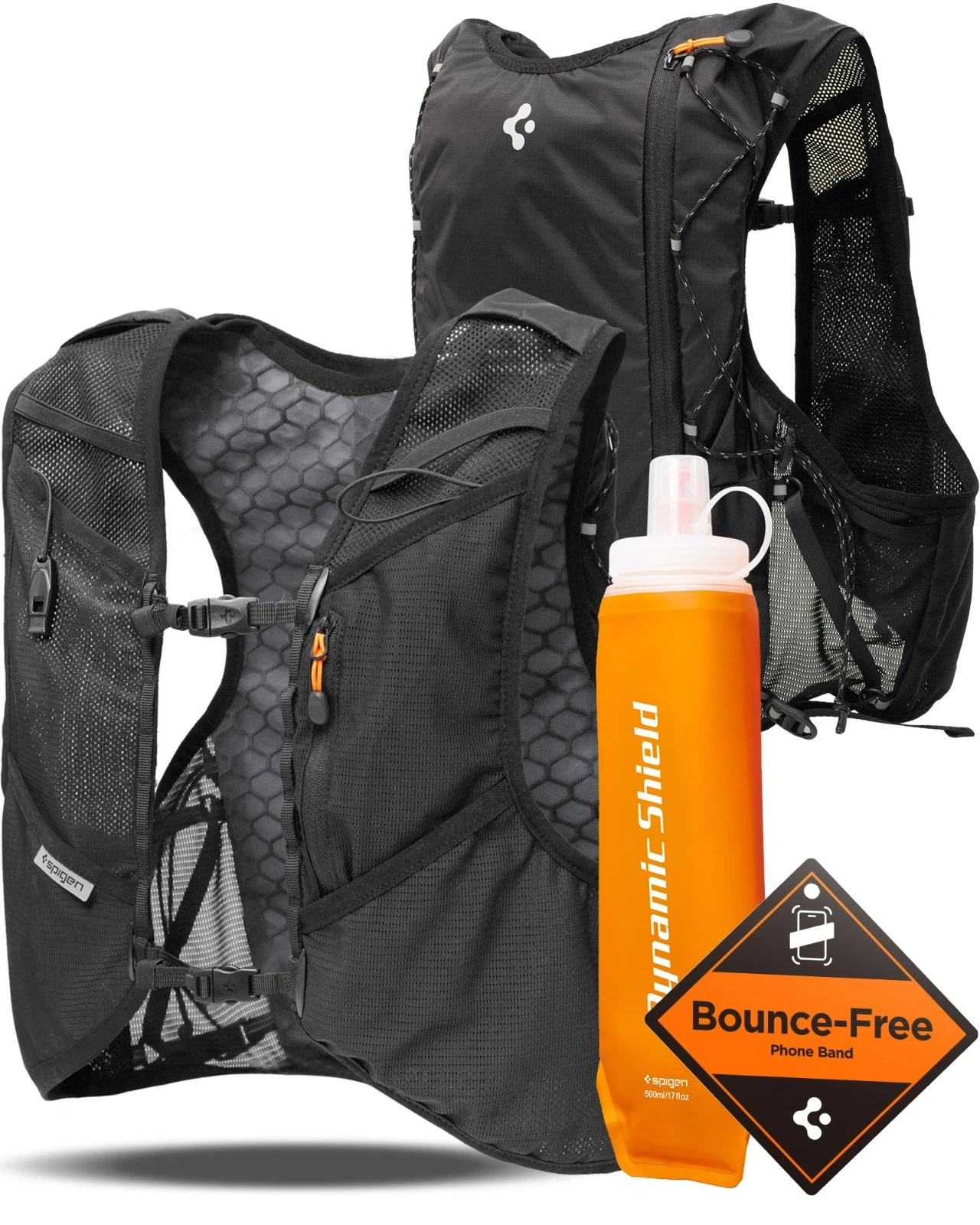 Spigen Dynamic Shield™ Running Vest Reflective Lightweight Multi-Pocket
Opens in a new window or tab