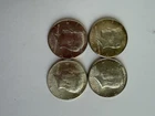 1964 kennedy half dollars No Mint Mark  Lot Of 4 Circulated Coins Ungraded