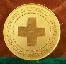 Medaille 1927 Verwundete Militärärzte Doktor Henri Abrand XVI. Bezirk S.S.B.M