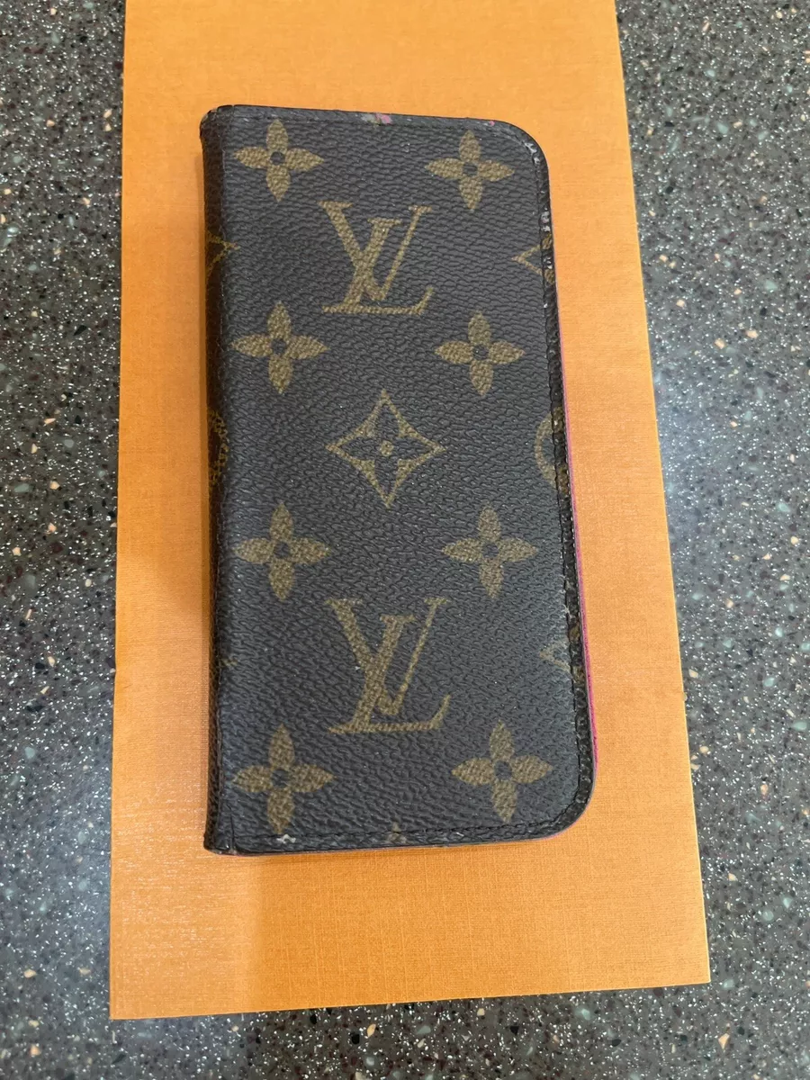 Brown Monogram LV Repurposed iPhone Case