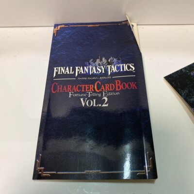 Final Fantasy Tactics FFT art Book Character card book VOLUME2 2