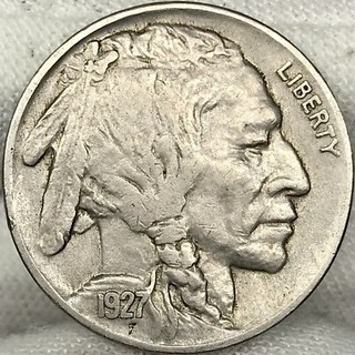 1927 5C Buffalo Nickel ||| Problem Free Great Looking Coin!