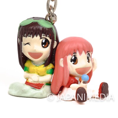 Zatch Bell! Megumi Oumi & Tia (Tio) Pair Figure Keychain Golden Gash! SUNDAY