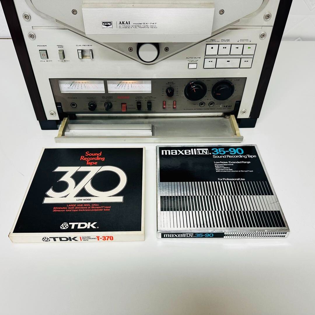 箱付き！ AKAI GX-747 オープンリールデッキ（高額買取実施中!!】AKAI 