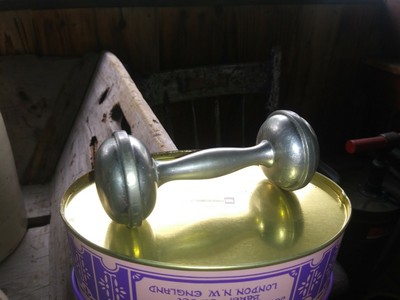 web pewter baby rattle