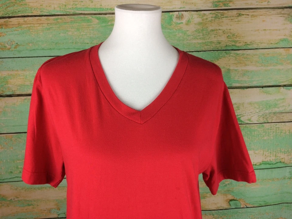 Camiseta roja para mujer Ocean Current talla M Foto 3 de 4