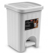 PATTUMIERE PATTUMIERA Lt. 6 cm. 20,5x20,5x28 h CON PEDALE STEFANPLAST ELEGANCE