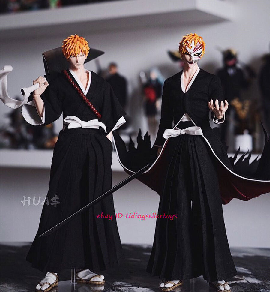 GAMETOYS Kurosaki ichigo 1/6 GT-001 Three Head Bleach & 2 GAMETOYS Kurosaki ichigo 1/6 GT-001 Three Head Bleach & 2