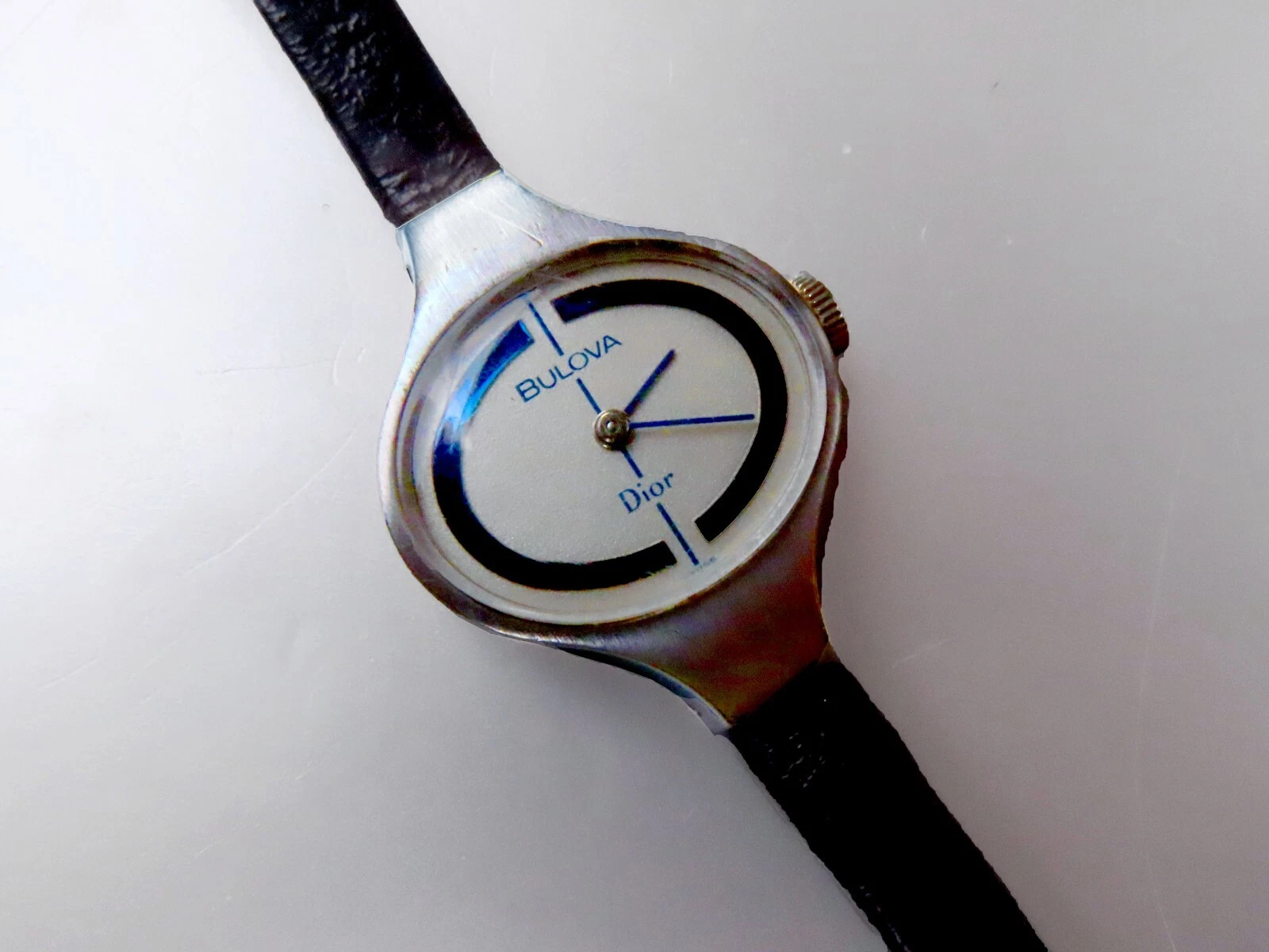 BULOVA by DIOR SS   1973   TOP CONDITION   Vintage Manual Winding Ladies Watch