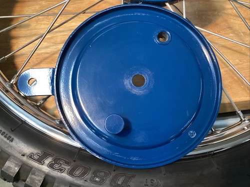 Reconditioned Greeves Wheel Hub Rim Axle Stainless spokes Dunlop Trials 2.75x21 - Picture 8 of 13