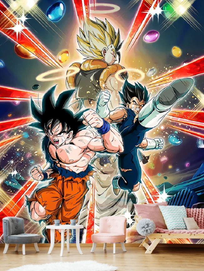 Wall Mural Goku and Vegeta, Dragon Ball Z Photo Wallpaper