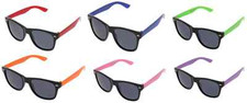 Boys Girls Children Retro Color Frame Sunglasses Kid Sunnies