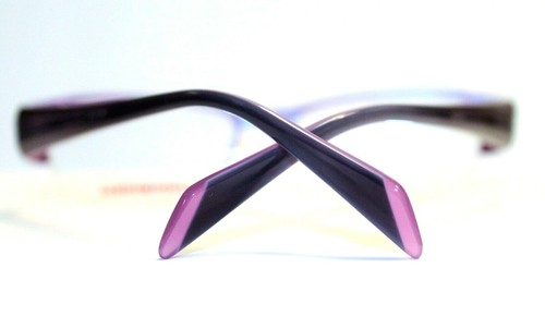 NEW ALAIN MIKLI ML1301 C004 VIOLET SEMI RIMLESS AUTHENTIC EYEGLASSES RX 53-17 - Picture 8 of 11