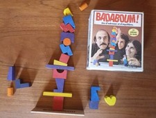 🐻 Ancien Jeu De Société Vintage équilibre Badaboum 21 Pièces Capiepa Complet 