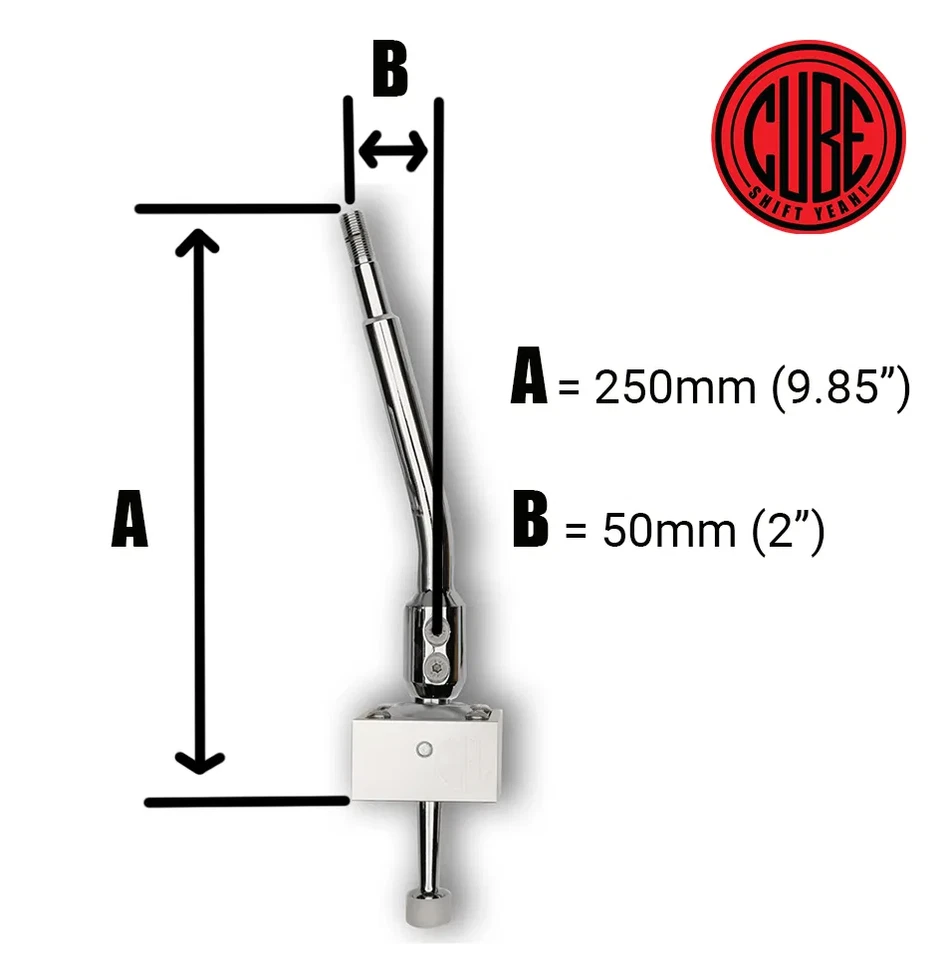 CUBE Speed SHORT SHIFTER for 1975-95 Toyota Pickup & HiLux 2WD 4cyl Gas W55 W50 - Image 3 of 4