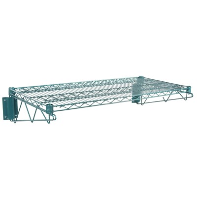 Commercial Epoxy Green Wire Wall Shelf   NSF Storage for Equipment & Appliances