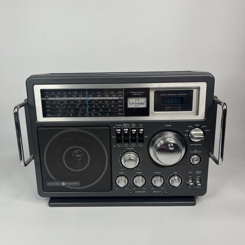 GE 7 2990A Vintage AM FM Shortwave Radio Digital Counter Large Speaker ge-7-2990a-vintage-am-fm-shortwave-radio-digital-counter-large-speaker