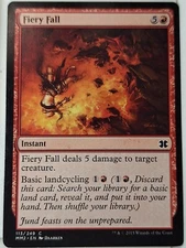 Fiery Fall - Modern Masters 2015 - Magic the Gathering MTG Nice!