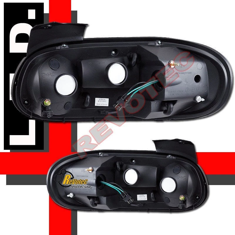 1999-2005 Mazda Miata MX-5 MX5 LED Tail Lights Black 1 Pair 00 01 02 03 04 - Image 3 of 3