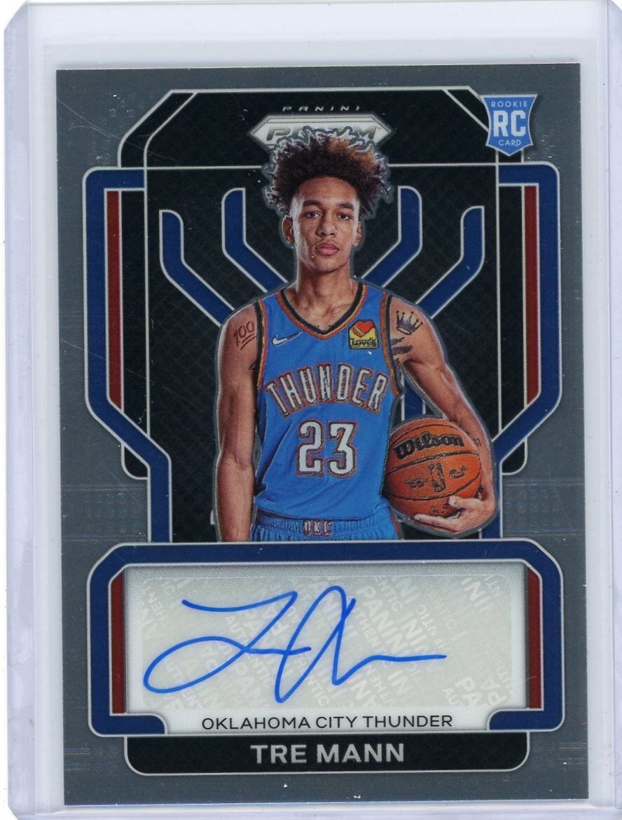 2021-22 Panini Prizm Basketball Rookie Autograph #RS-TRE Tre Mann