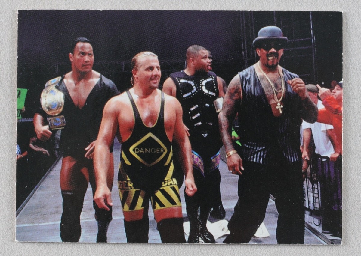 Special激フェードDELTA USA製 VINTAGE WWEプロレス L Owen Hart Rock Godfather D Lo WWF Pro Wrestling Trading Card 1998