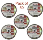JVC DVD-R 16x Speed PREMIUM Blank Discs 4.7GB 120 mins (Pack of 50 ) Spindle