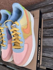 NIKE AIR FORCE 1 LV8 NN GS "MULTI COLOR" GOLD SZ 6Y WOMENS SZ 7.5 DM0984-700 