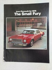 1975 Plymouth Fury Sport Road Runner Hardtop Dealer Brochure Book 8.5" x 11"