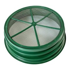CLASSIFIER SIFTING PAN 1/12" STAINLESS STEEL SCREEN EARTH SIFTER STACKABLE