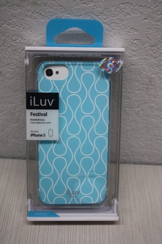 iLuv Apple iPhone 5 5s SE Blau Kunststoffhülle Case - Bild 1 von 2