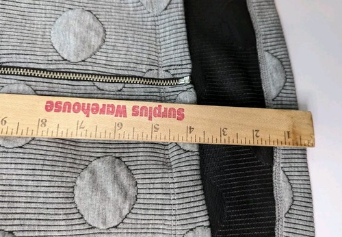 Chaqueta columpio turca Shannon Passero Susan gris para mujer talla L círculos gris RARA - Imagen 11 de 16
