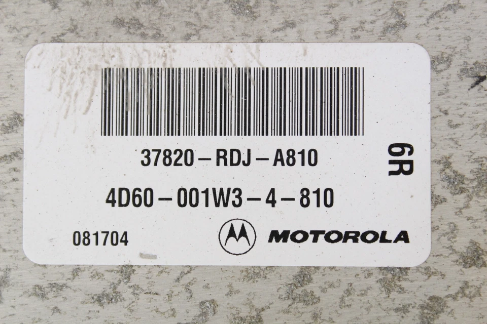 2004 Acura MDX 37820-RDJ-A81 Computer Brain Engine Control ECU ECM EBX Module - Image 2 of 4