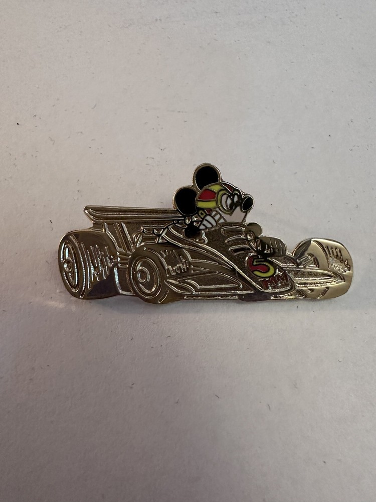 DISNEY TRANSPORTSTION MICKEY MOUSE DLR CAST MEMBER LANYARD SERIES RACE CARS PIN