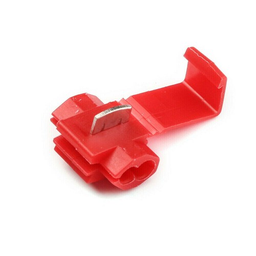 Red 22-16AWG Quick Splice Solderless Car Wire T-Tap Electrical Connector20-200X - Picture 7 of 9