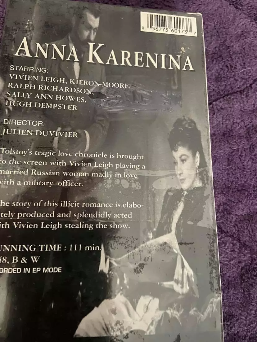 Anna Karenina (VHS, 1995, Collectors Edition) NEW