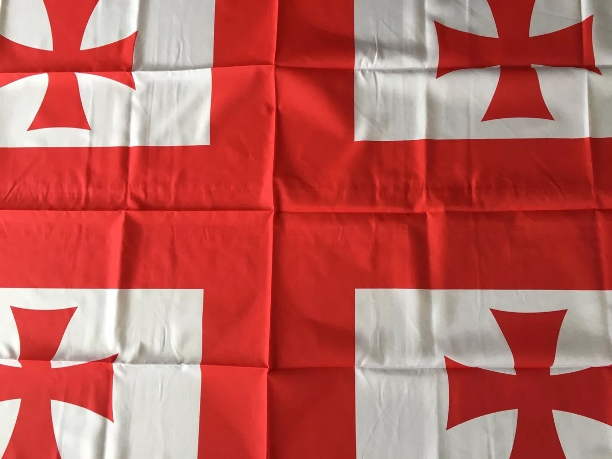 Bandera De Georgia Grande 5' X 3' - Calidad Premium, Envío Gratis En Reino Unido, Perfecta Para Eventos