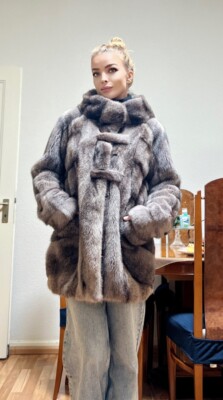 SALE Pelzmantel Black Cross  Nerz Nerzjacke Mink fur coat Visone норковая шуба