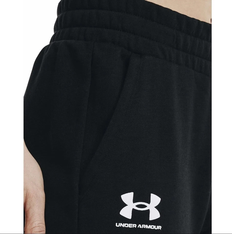 Nuevos Joggers Mujer Under Armour Rival Polar NEGROS Talla Pequeña S 001 Foto 2 de 4