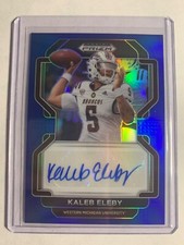 2022 Prizm Draft Picks Kaleb Eleby Blue Prizm Auto #RA-KEL #D /149