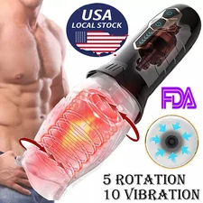 Automatic Rotating HandsFree Male Masturbators Cup Stroker Sex Toys For Men