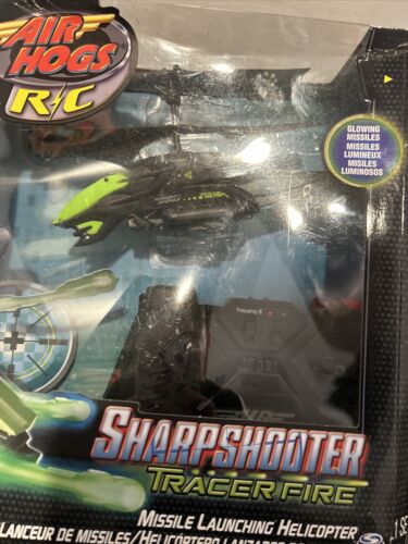 Air Hogs RC Sharpe Shooter Tracer Fire Lauching Helicopter Remote Control Rare - Picture 2 of 9