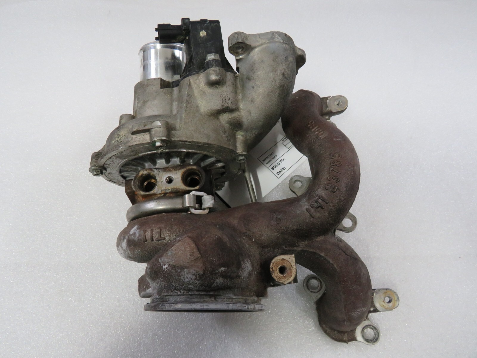Maserati Quattroporte, Ghibli, LH, Exhaust Manifold w/ Turbo, Used, P/N 297712