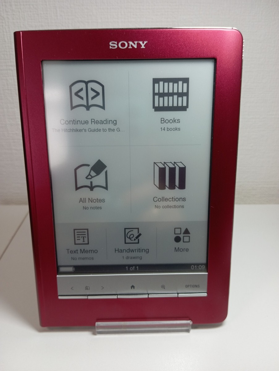 Sony Reader PRS-600 Touch Edition Red | eBay