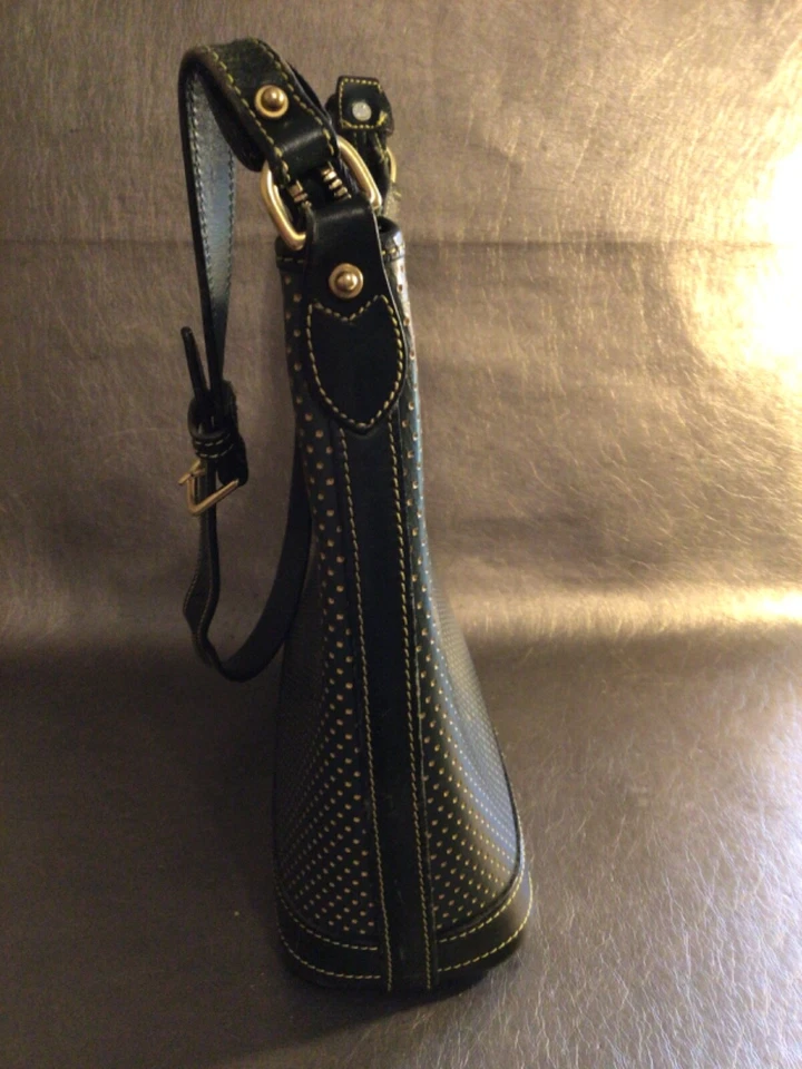 Bolso de hombro Hobo convertible de cuero verde Dooney & Bourke Foto 3 de 4