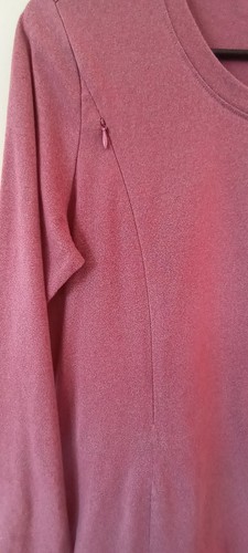 Cadenshae maternity L/S feeding top in Pink size M NZ designer - Picture 3 of 6