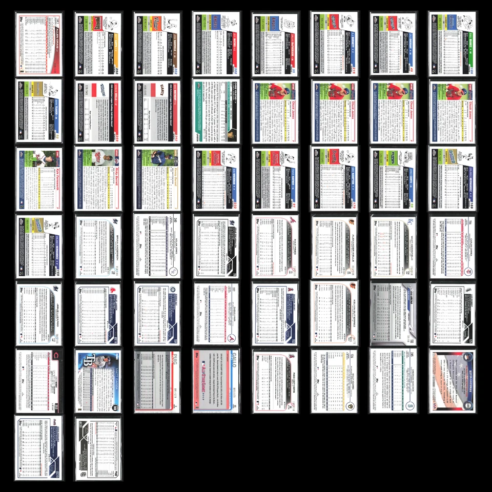 Topps Chrome Refractor Serial #'d Lot 50 Baseball Cards NM MLB Bulk Dealer - Image 2 of 4