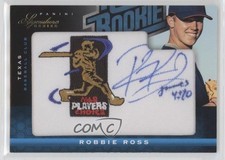 2012 Panini Signature Series Rated Rookie MLBPA /299 Robbie Ross Patch Auto sh7
